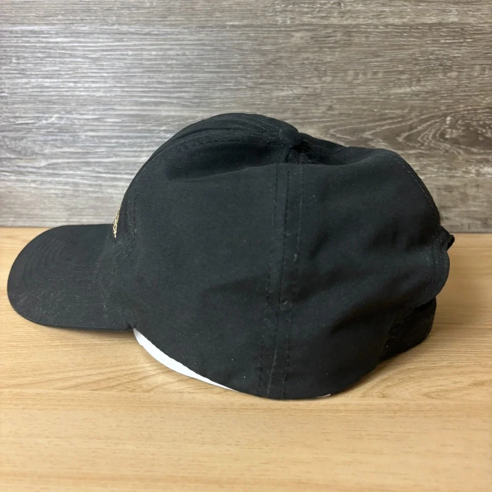 New York Wine Culinary Center Hat Cap Strap Back Black Lightweight Adjustable